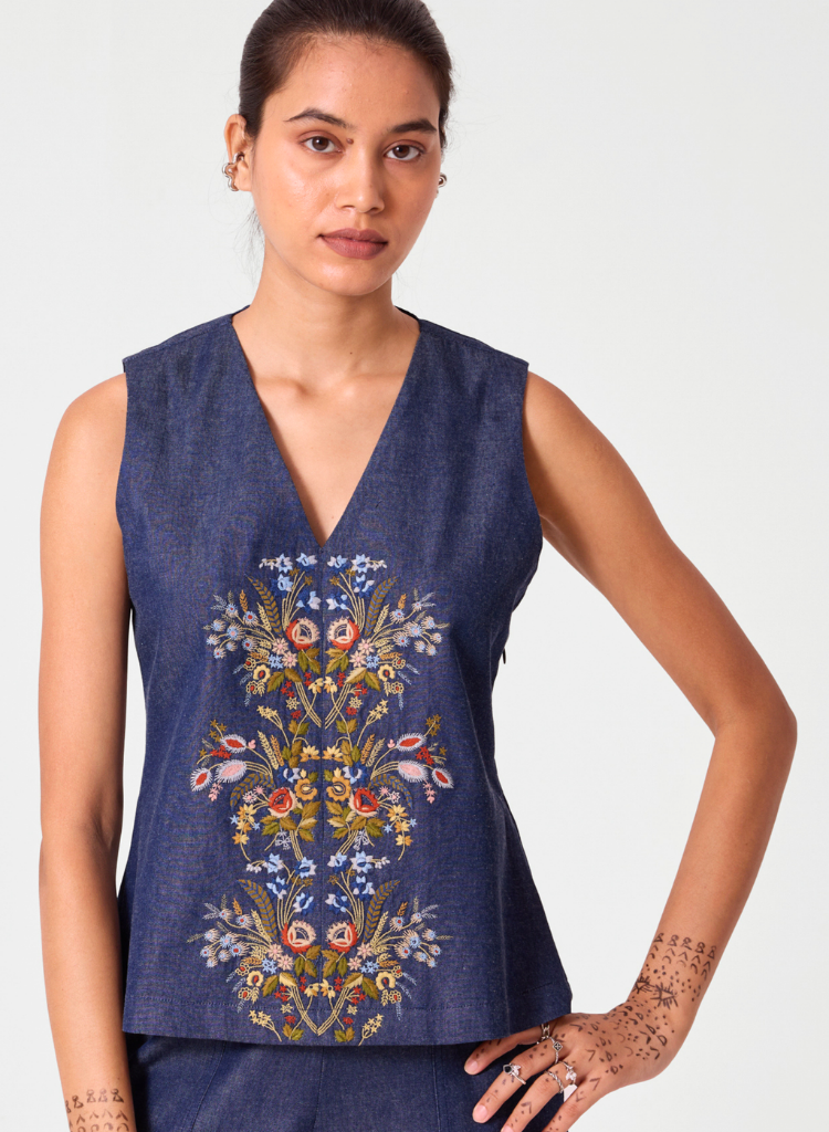 Mithil Embroidered Set