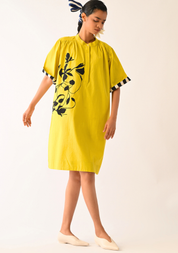 Mono Citrus Beach Dress