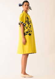 Mono Citrus Beach Dress