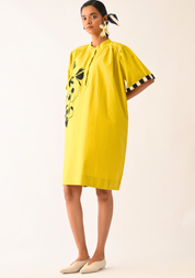 Mono Citrus Beach Dress