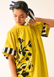 Mono Citrus Beach Dress
