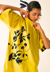 Mono Citrus Beach Dress