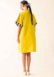 Mono Citrus Beach Dress