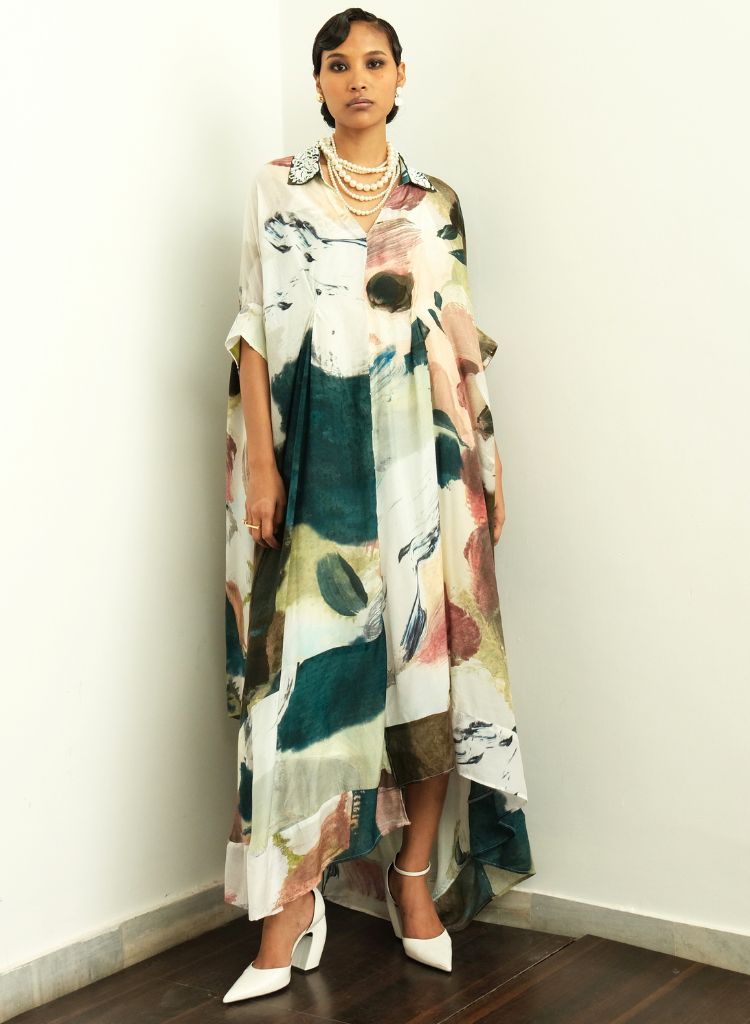 Moonbloom Drape Dress