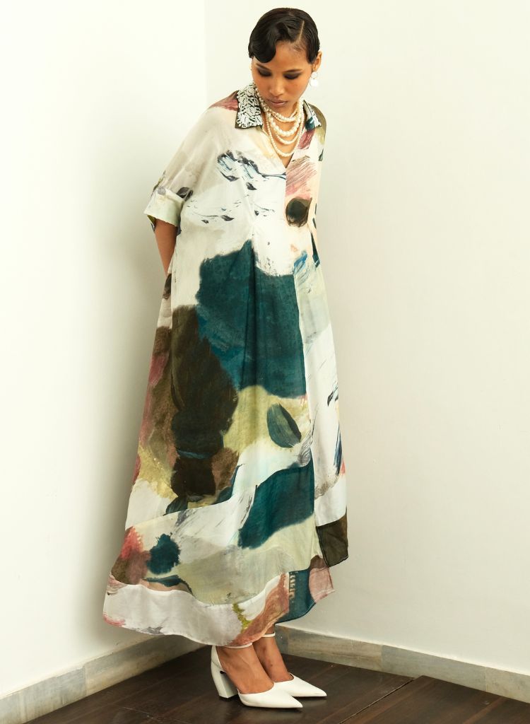 Moonbloom Drape Dress