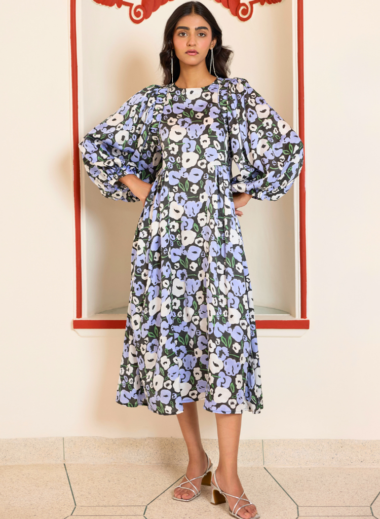 Moonflower Gathered Dress