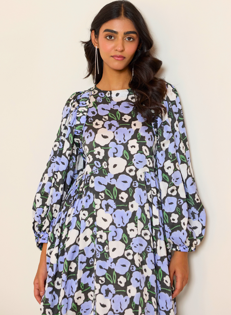 Moonflower Gathered Dress