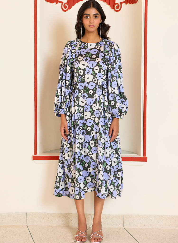 Moonflower Gathered Dress