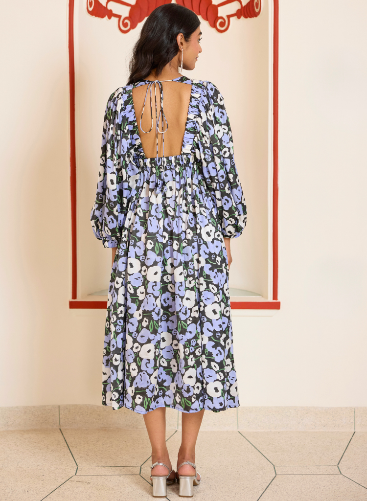 Moonflower Gathered Dress