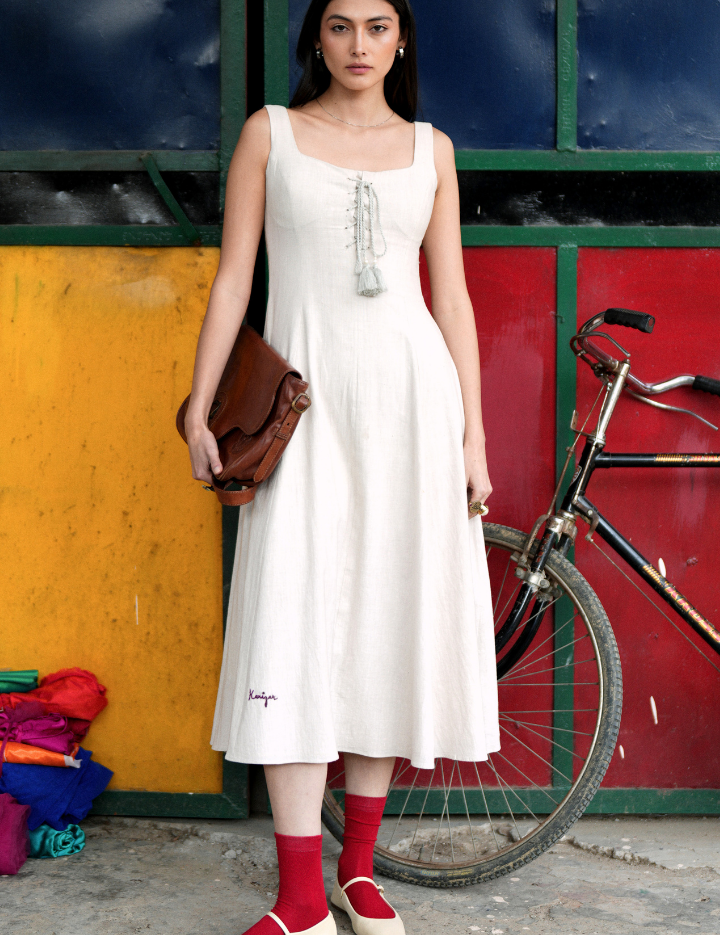 rose dress Fiery Rose Midi Dress– Teuta Matoshi