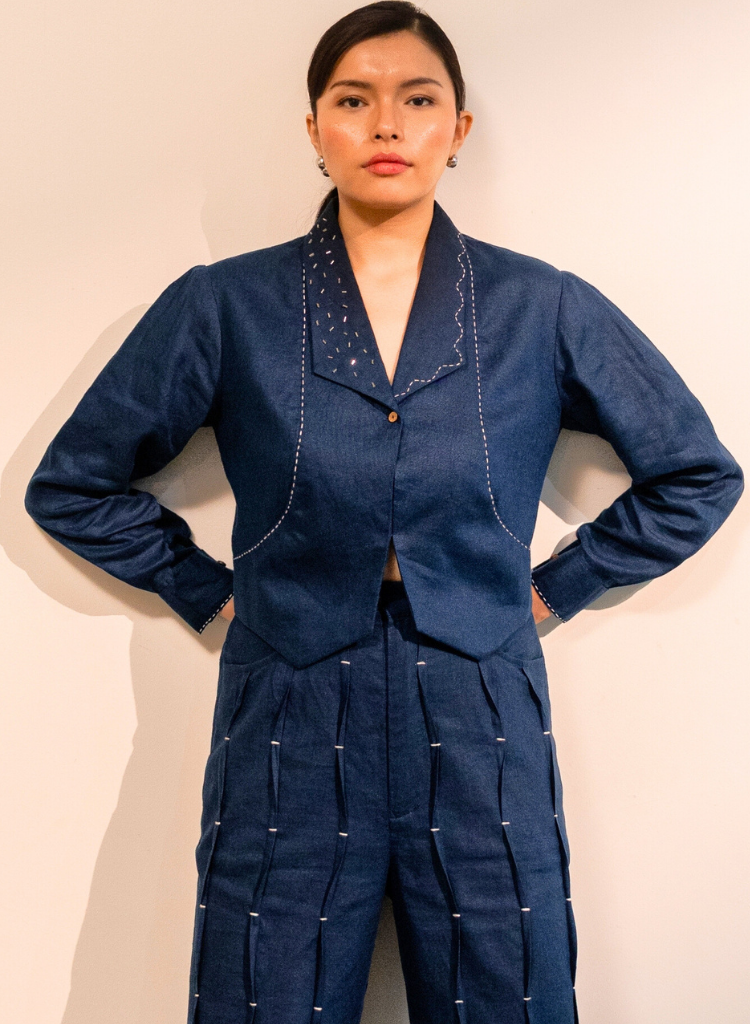 Moraine Crop Jacket Set