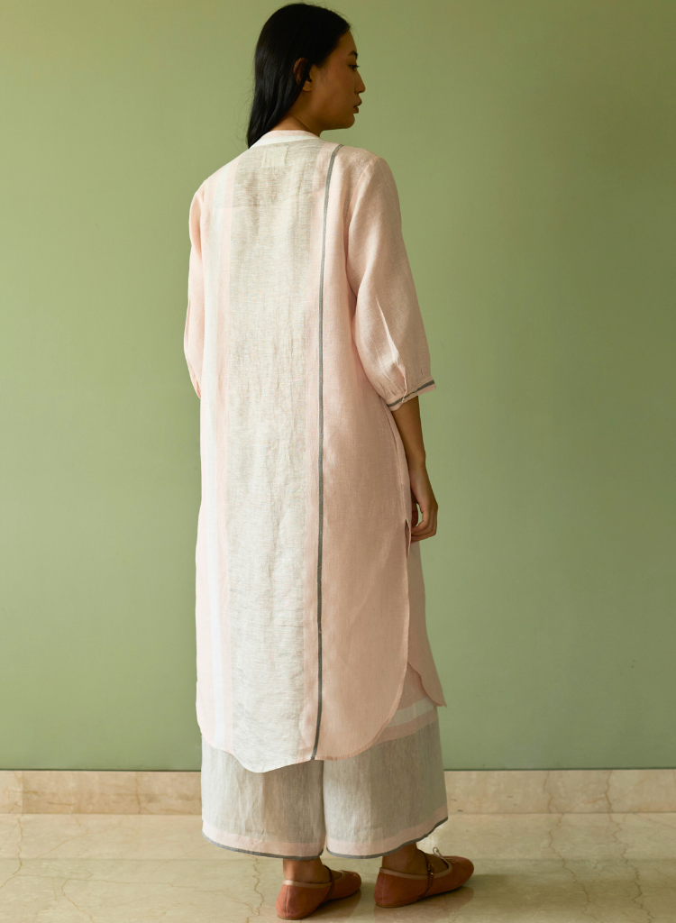Mori Border Shirt Kurta