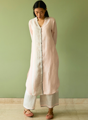 Mori Border Shirt Kurta Set