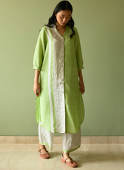 Mori Border Shirt Kurta Set