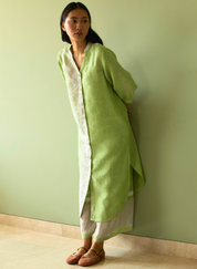 Mori Border Shirt Kurta Set