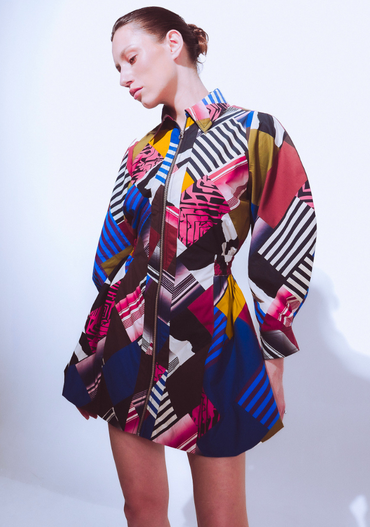 Mosaic Bubble Dress