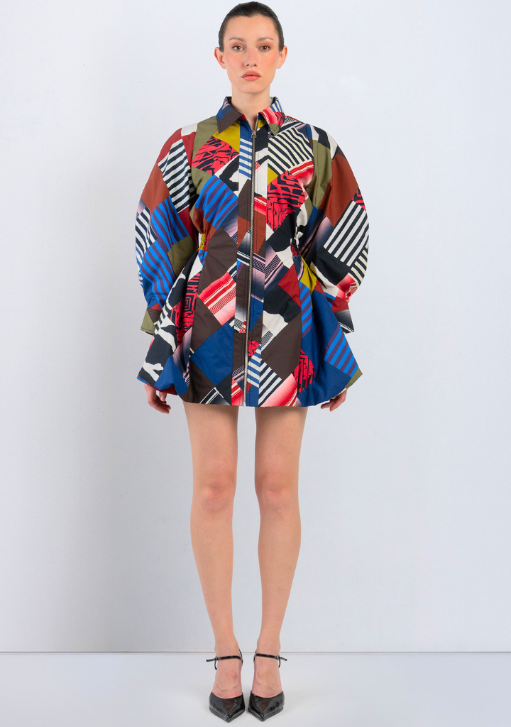Mosaic Bubble Dress