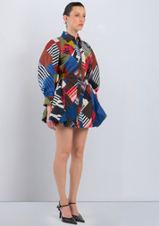 Mosaic Bubble Dress