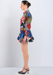 Mosaic Bubble Dress