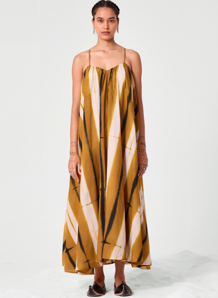 Mudra Clamp Dye Dress