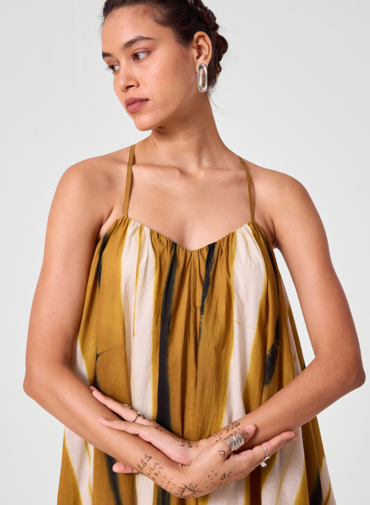 Mudra Clamp Dye Dress