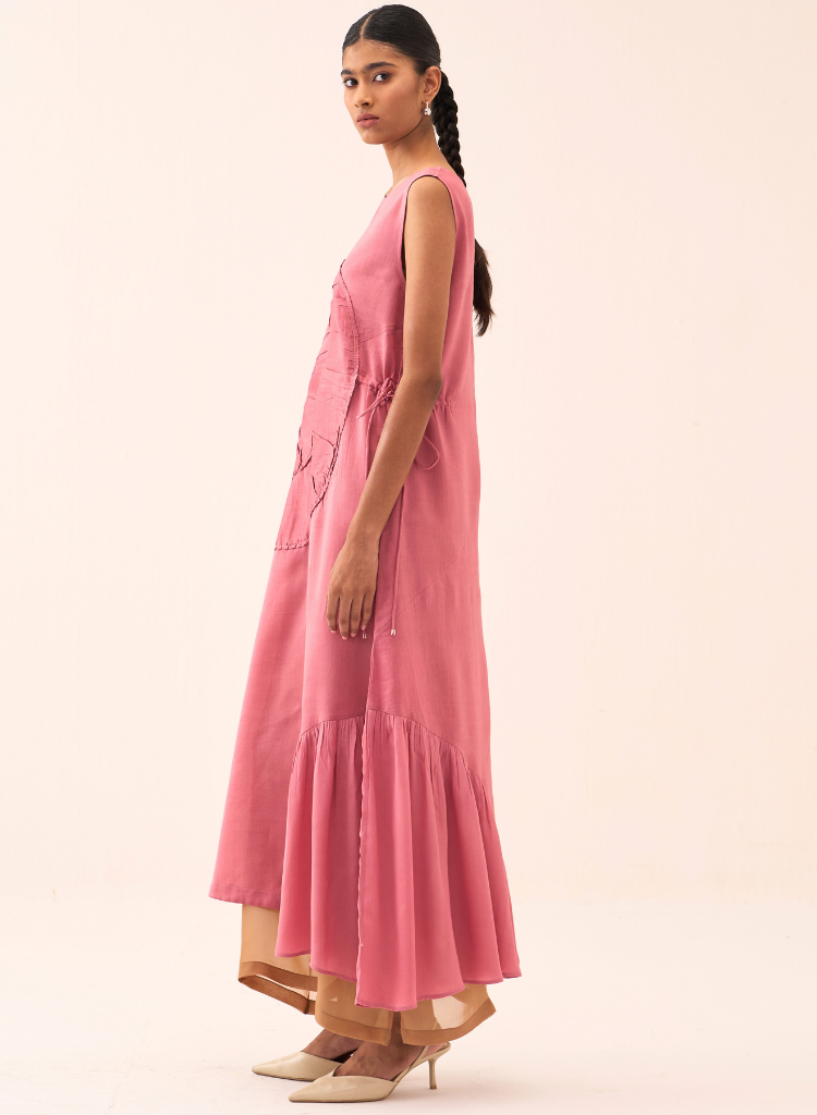 Multi Drawstring Dress