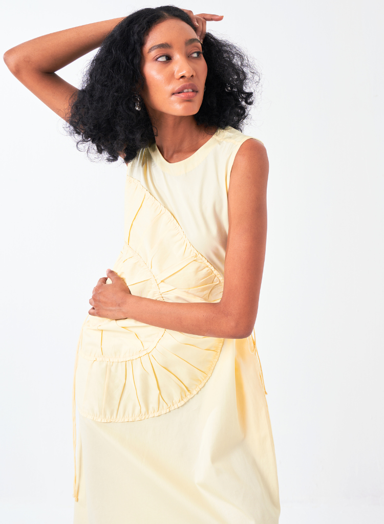 Multi Drawstring Dress