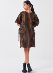 Multi Drawstring Dress