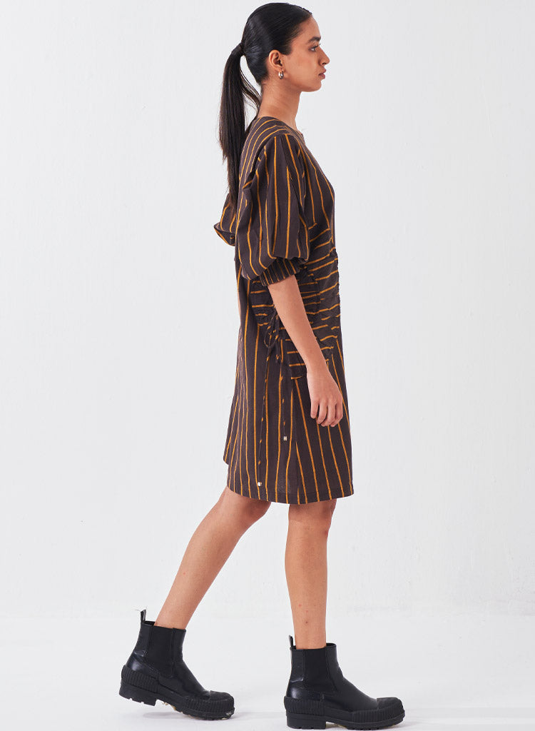 Multi Drawstring Dress