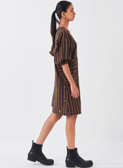 Multi Drawstring Dress