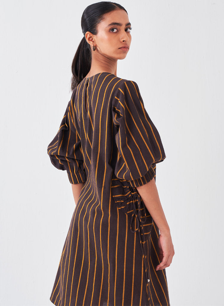 Multi Drawstring Dress