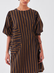 Multi Drawstring Dress