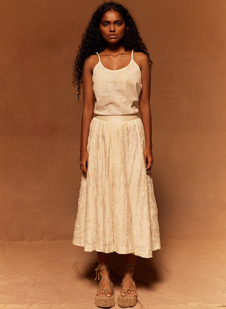 Muryo Emroidered Skirt