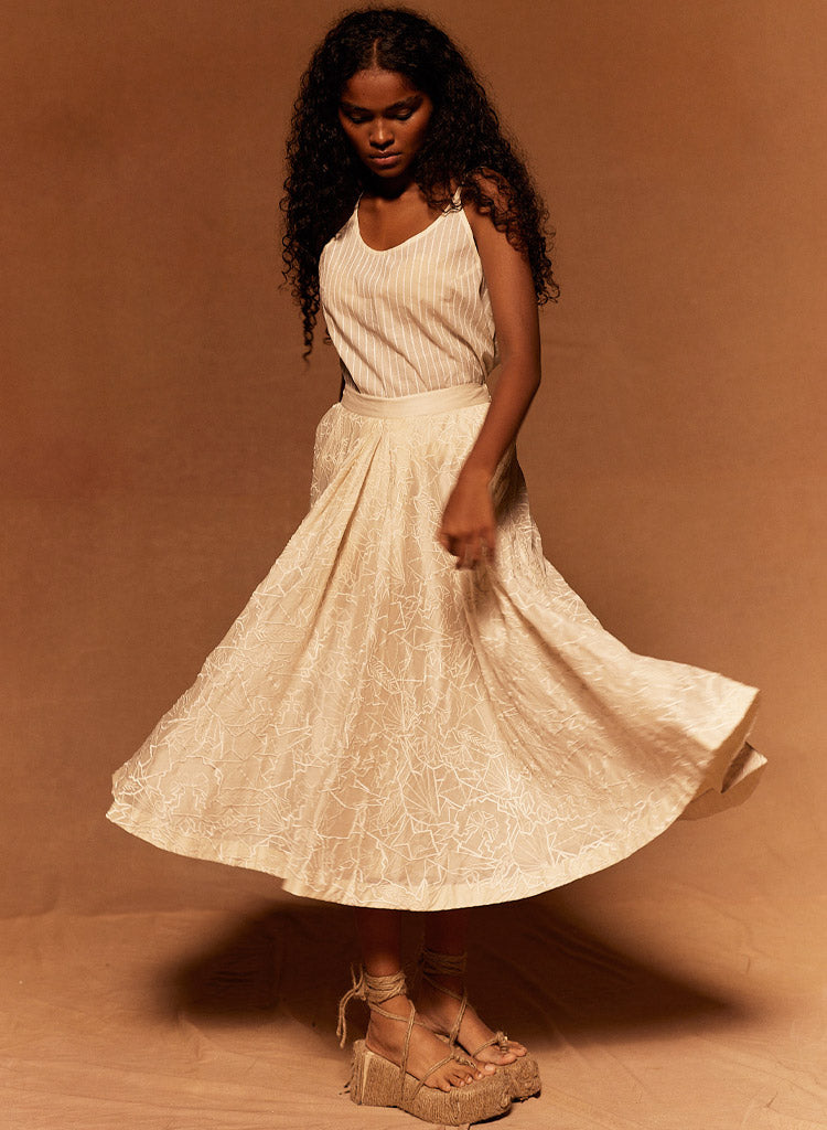 Muryo Emroidered Skirt