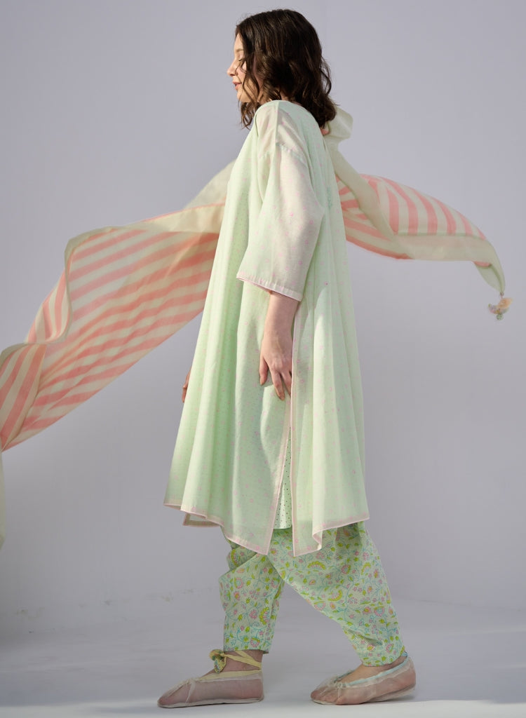 Parakeet Dhoti Pants