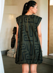 Nara Big Gather Dress