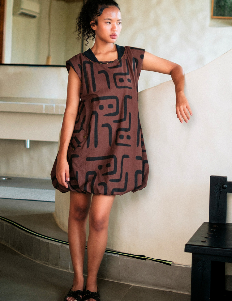Nara Big Gather Dress