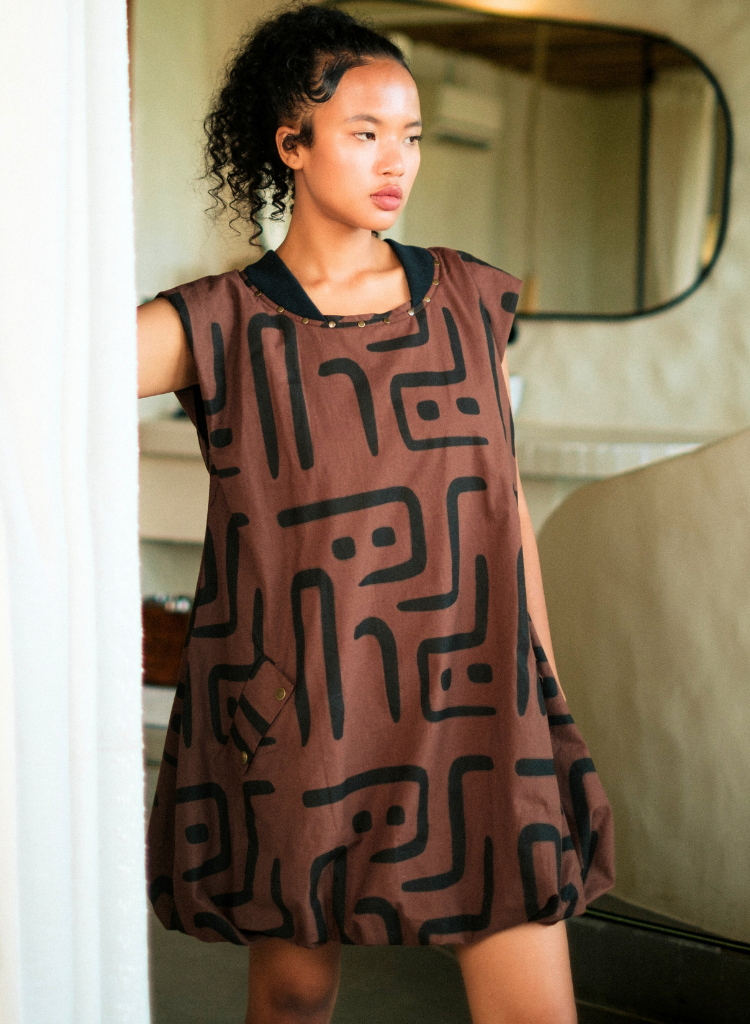 Nara Big Gather Dress