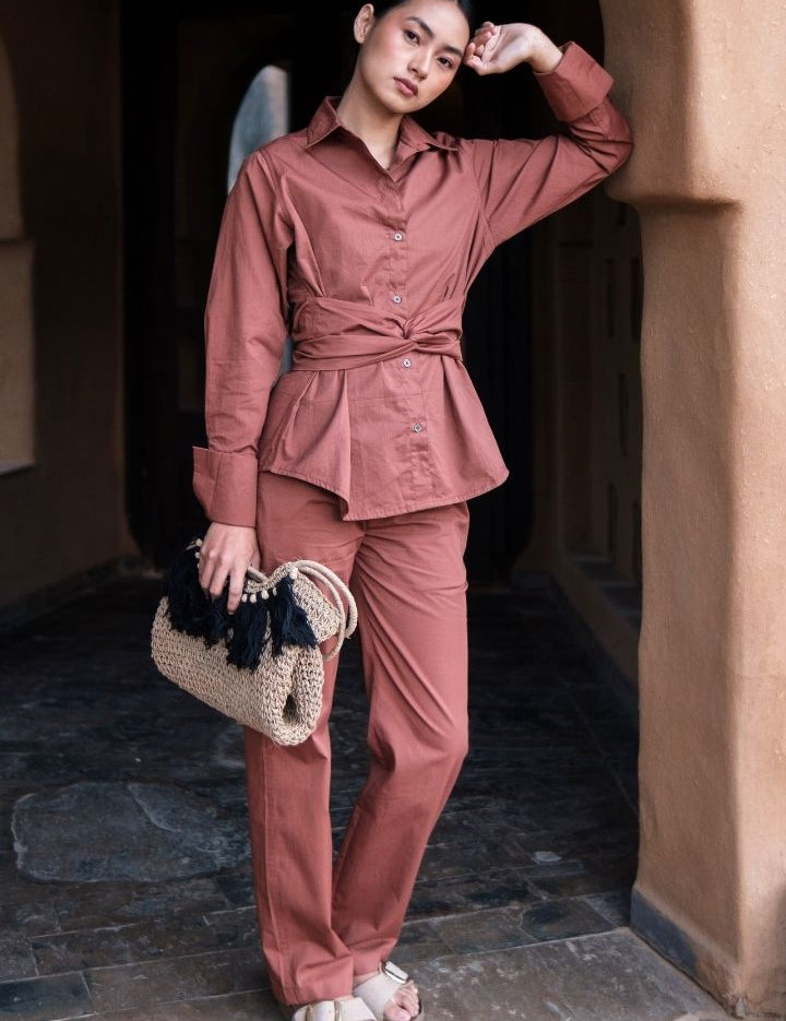 Nara Front Knot Shirt