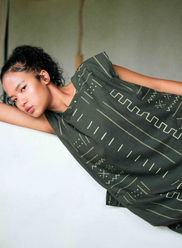 Nara Mud Gather Dress