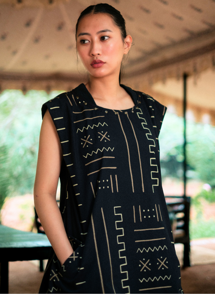 Nara Mud Gather Dress