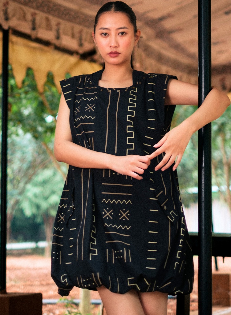Nara Mud Gather Dress