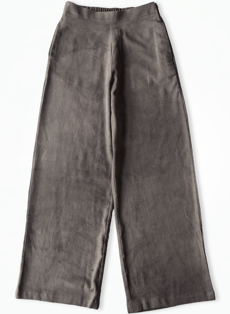 Natural Grey Pull on Pants