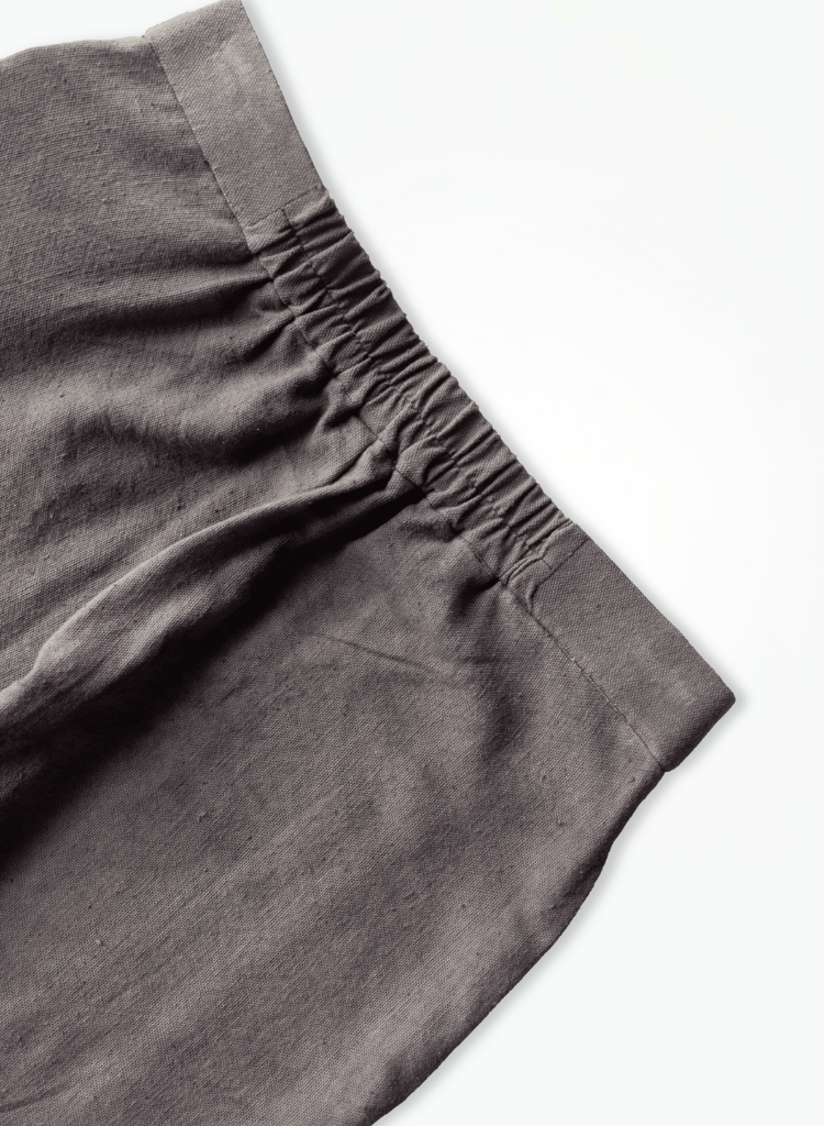 Natural Grey Pull on Pants