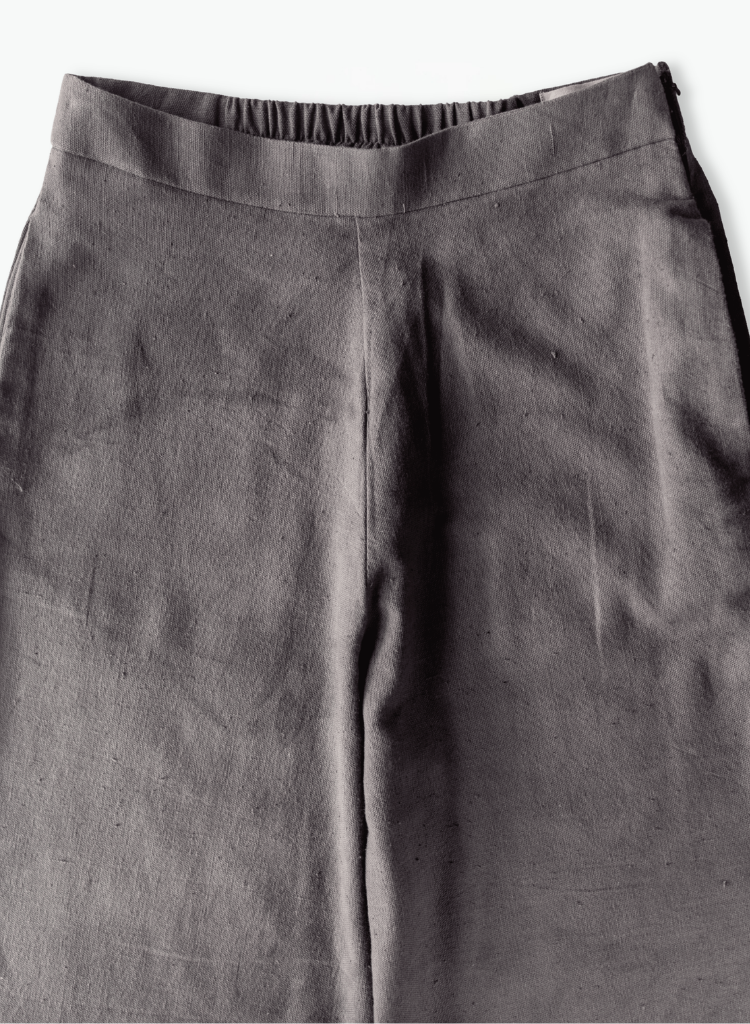Natural Grey Pull on Pants