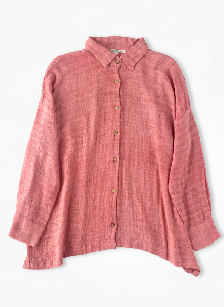 Natural Pink Boxy Shirt