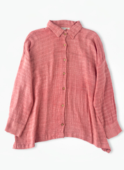 Natural Pink Boxy Shirt