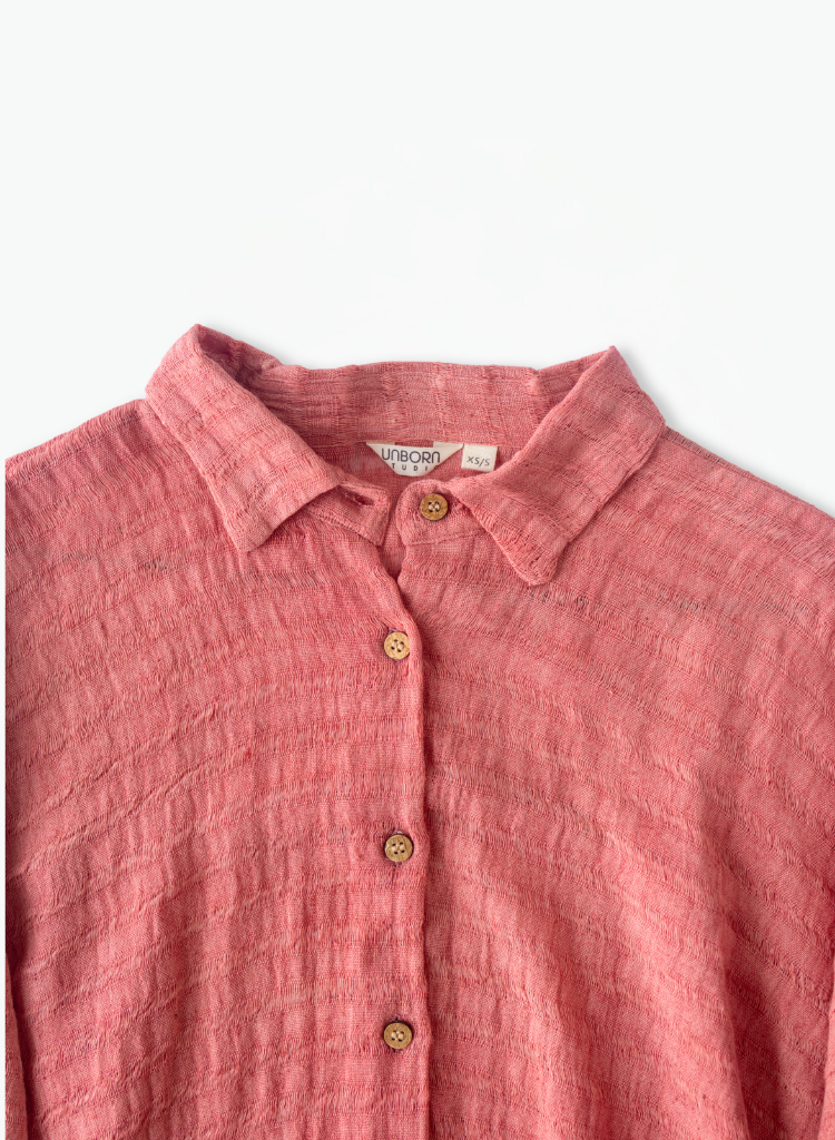 Natural Pink Boxy Shirt