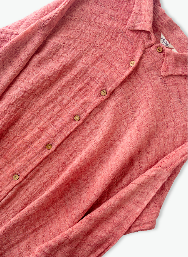 Natural Pink Boxy Shirt