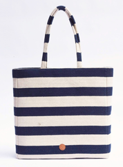 Navy Nautical Tote
